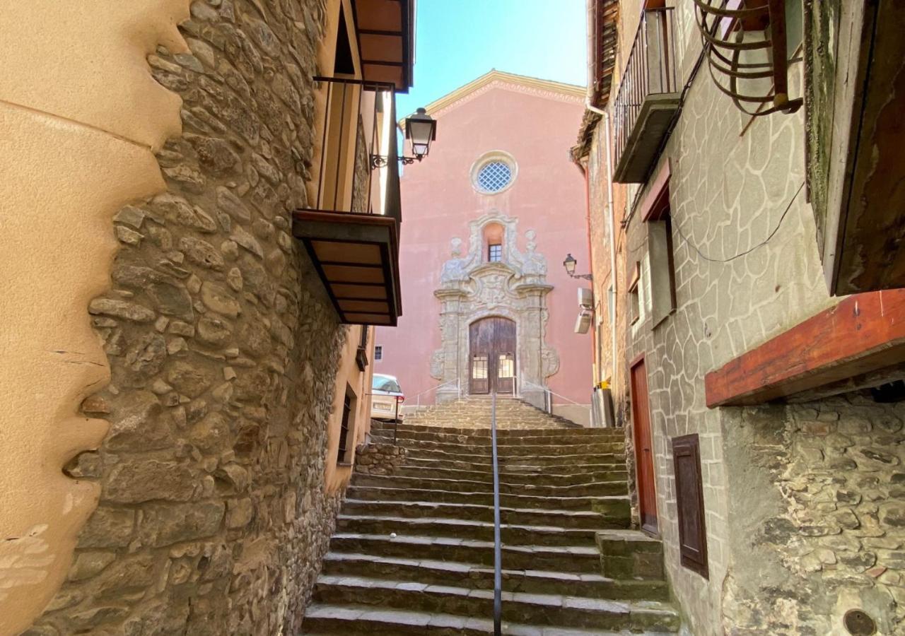 Apartamento Con Encanto En El Pirineo La Pobla de Lillet Bagian luar foto